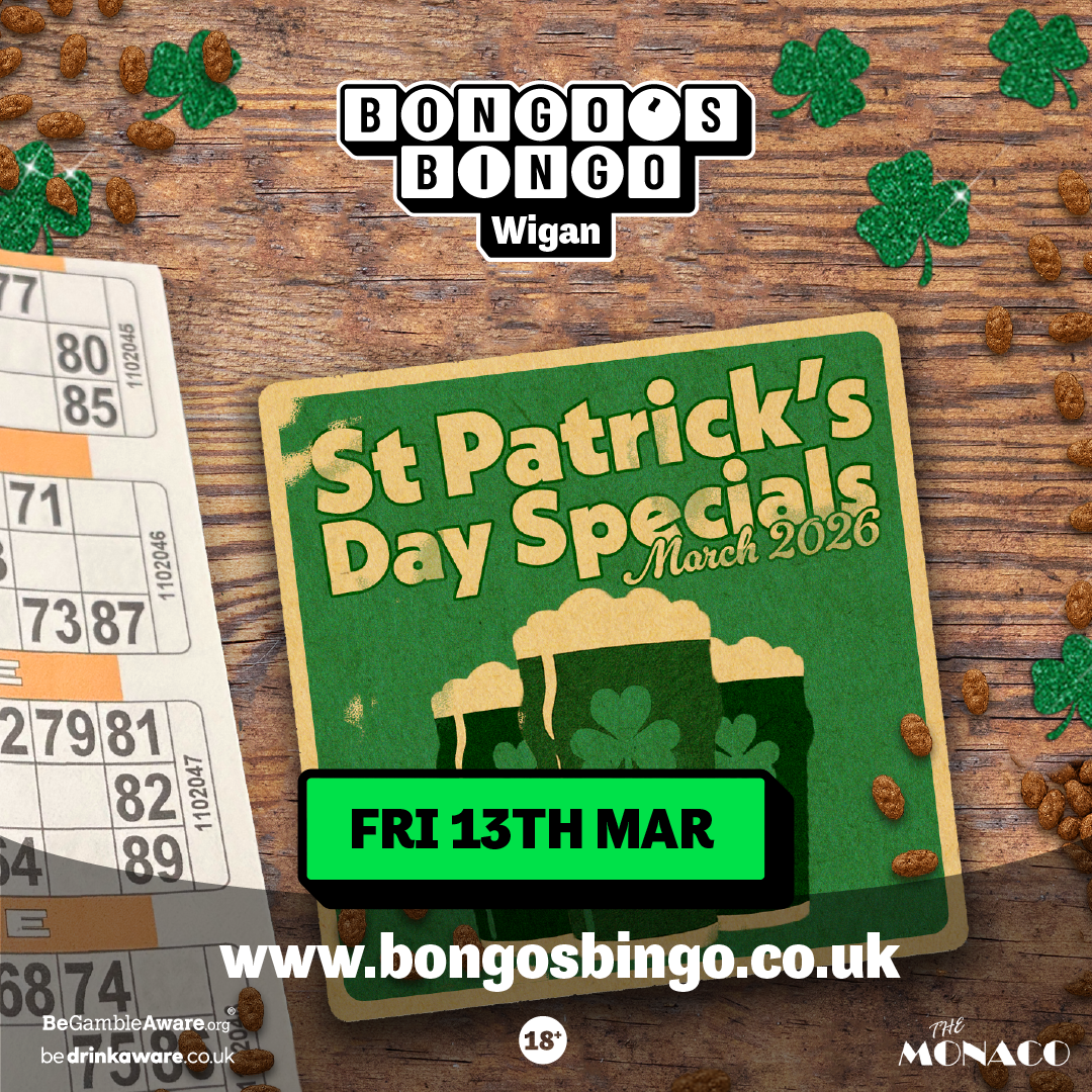 Bongos Bingo Wigan St Patricks Day Special